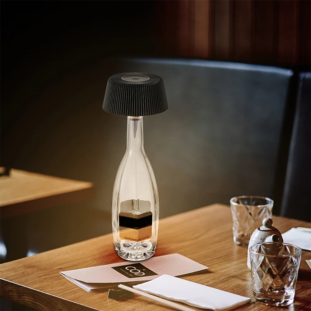 Lámpara de mesa LED con batería y pantalla táctil