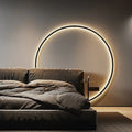 Large round design wall lamp with indirect LED light