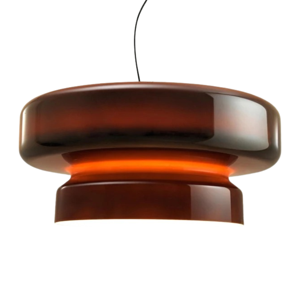 Layered pendant lamp