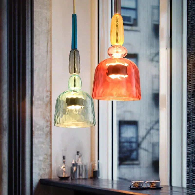 Aurelian Colored Glass Pendant Lights For Modern Home