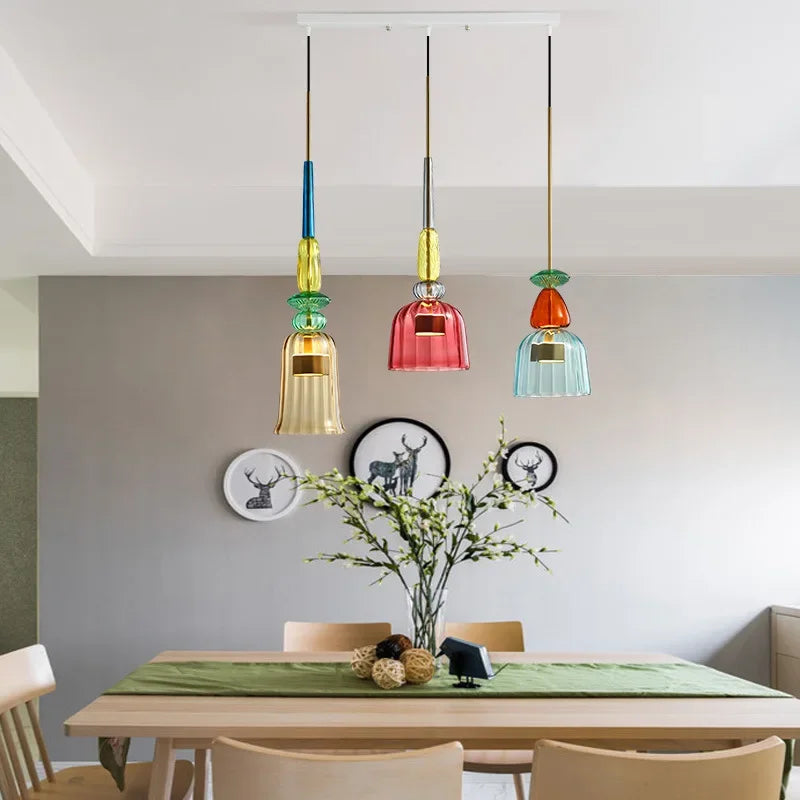 Aurelian Colored Glass Pendant Lights For Modern Home