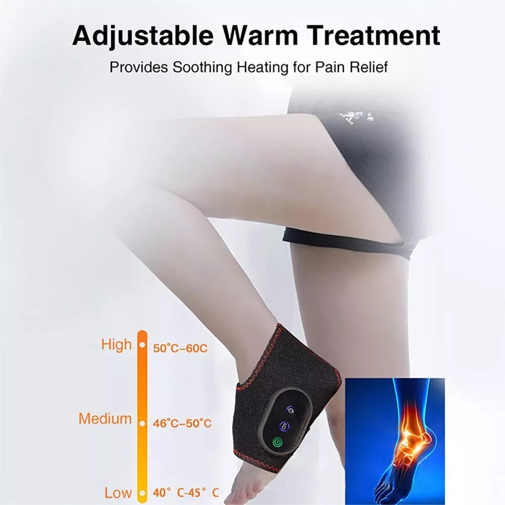 Leg Massager | Heated Wireless Compression Wrap for Office