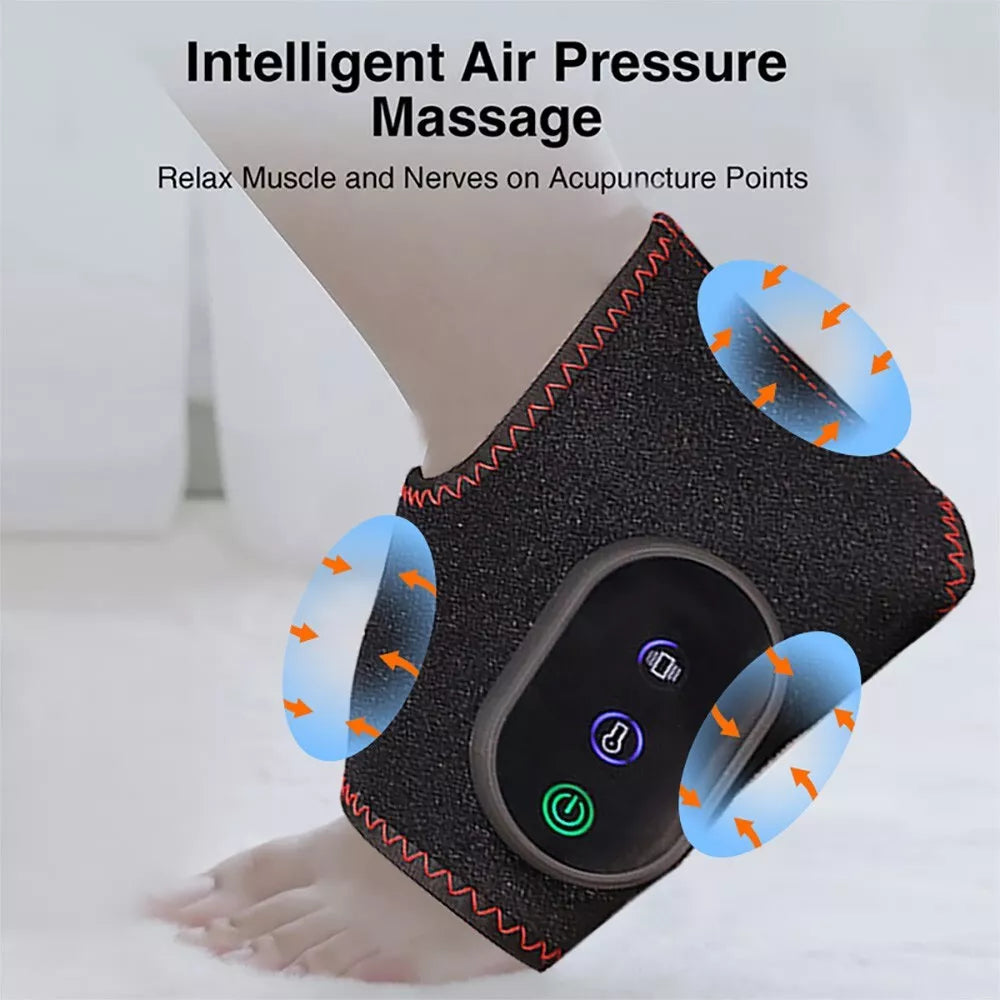 Leg Massager | Heated Wireless Compression Wrap for Office