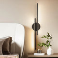 LichtFlair | Modern LED wall light Twin Linear black/white metal bedroom