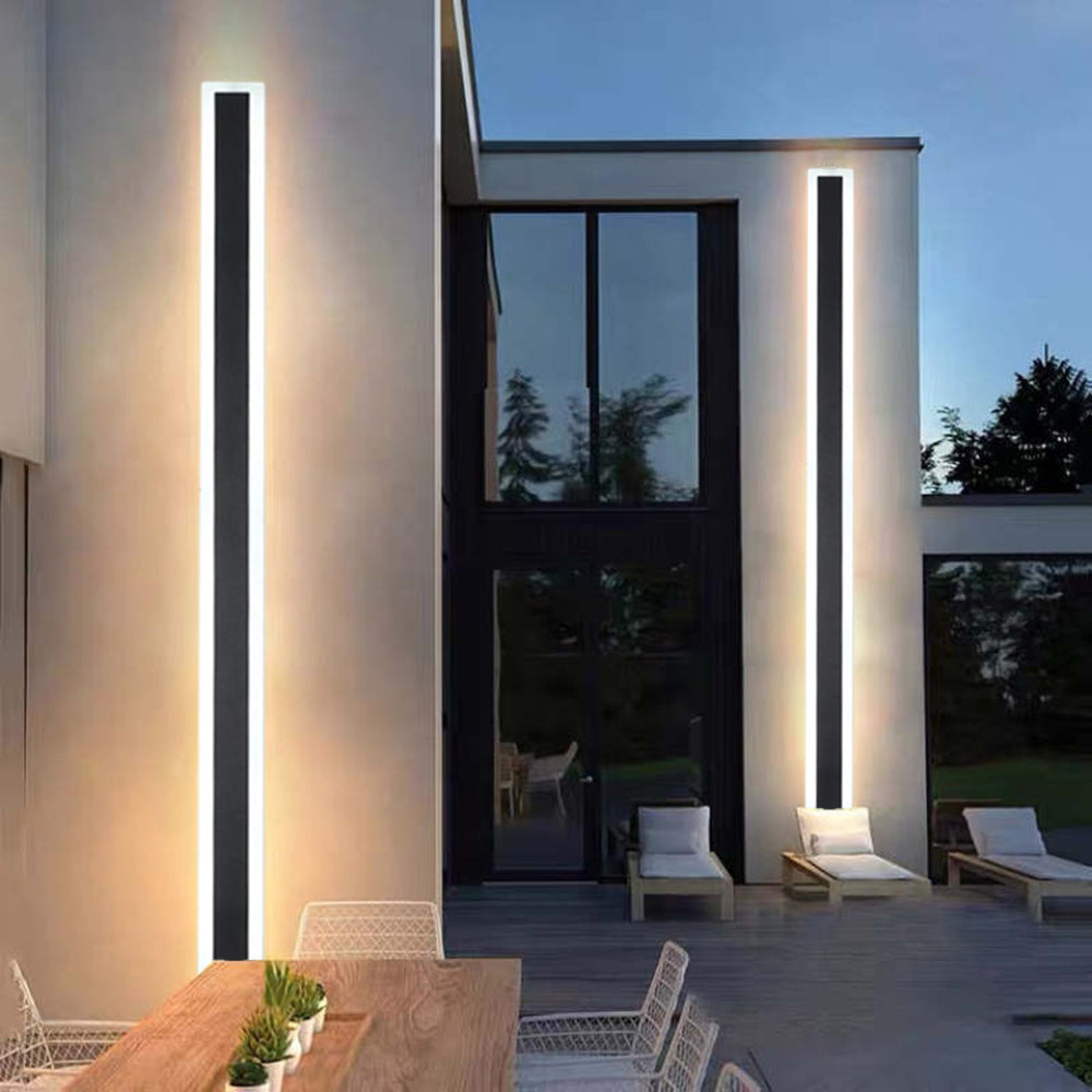 LumiEdge | LED outdoor wall light – made of metal and acrylic, IP65 weatherproof, also available with motion detector