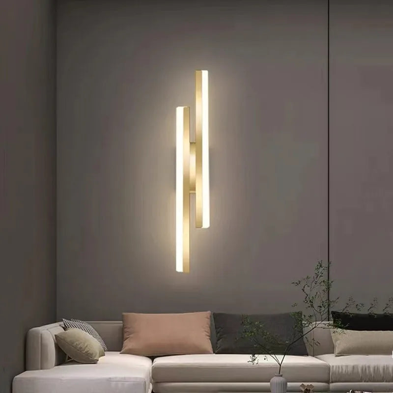 LumiGlow Modern LED Wall Light: Elegant Minimalist Lamp for Hallways & Living Rooms