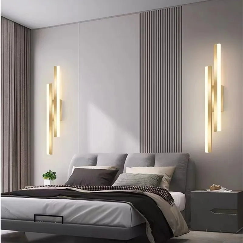 LumiGlow Modern LED Wall Light: Elegant Minimalist Lamp for Hallways & Living Rooms