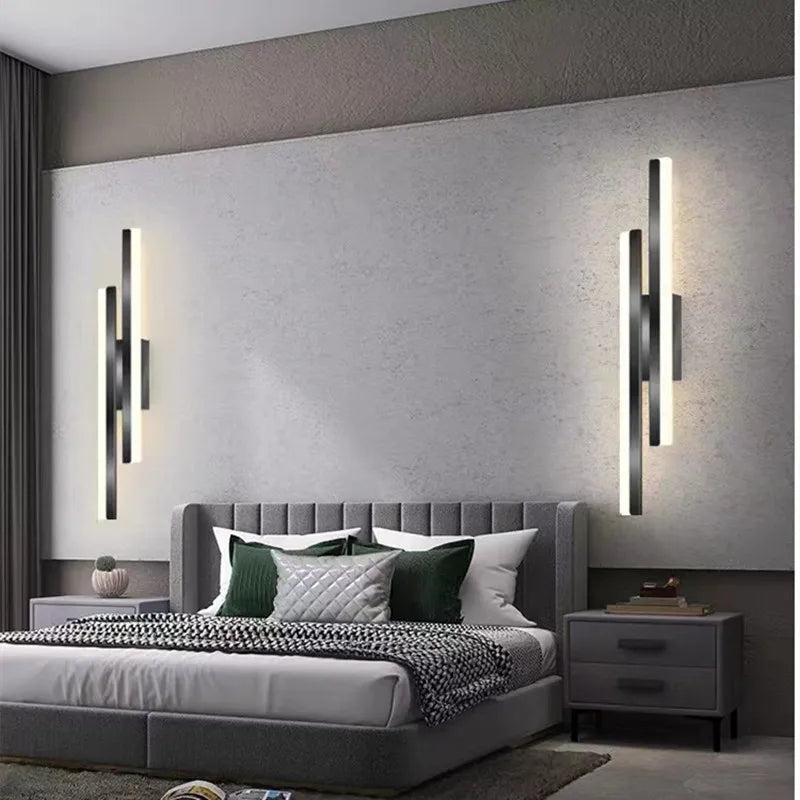 LumiGlow Modern LED Wall Light: Elegant Minimalist Lamp for Hallways & Living Rooms