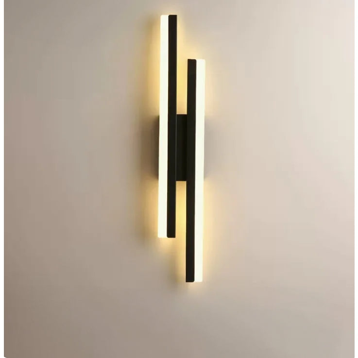 LumiGlow Modern LED Wall Light: Elegant Minimalist Lamp for Hallways & Living Rooms