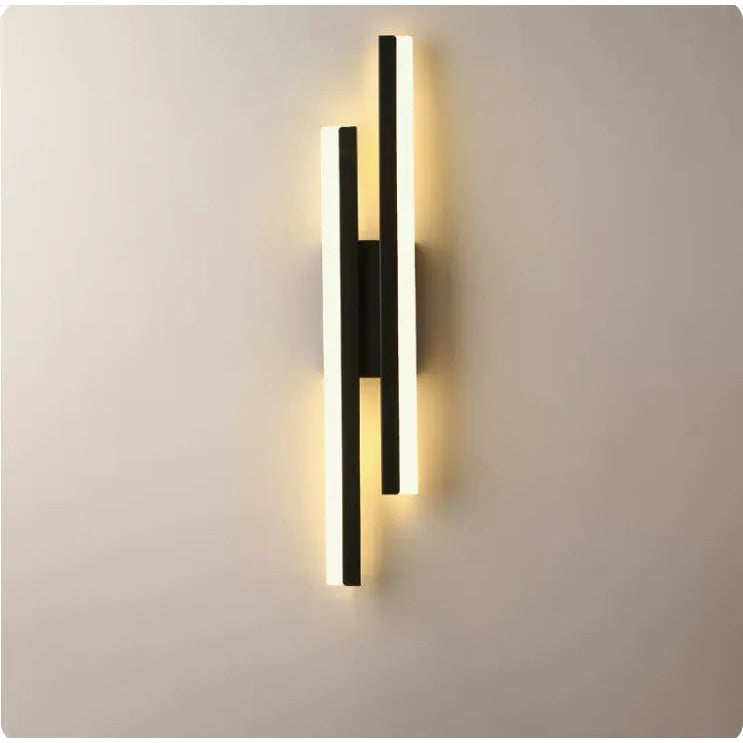 LumiGlow Modern LED Wall Light: Elegant Minimalist Lamp for Hallways & Living Rooms