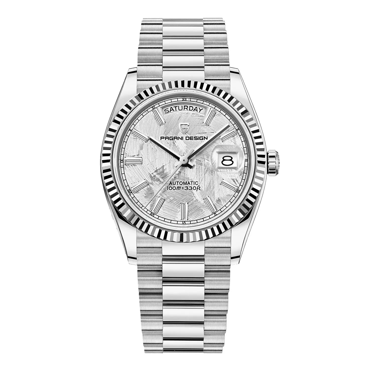 Luxury men's automatic watch - stainless steel, self -evacuating, calendar function - style for every occasion