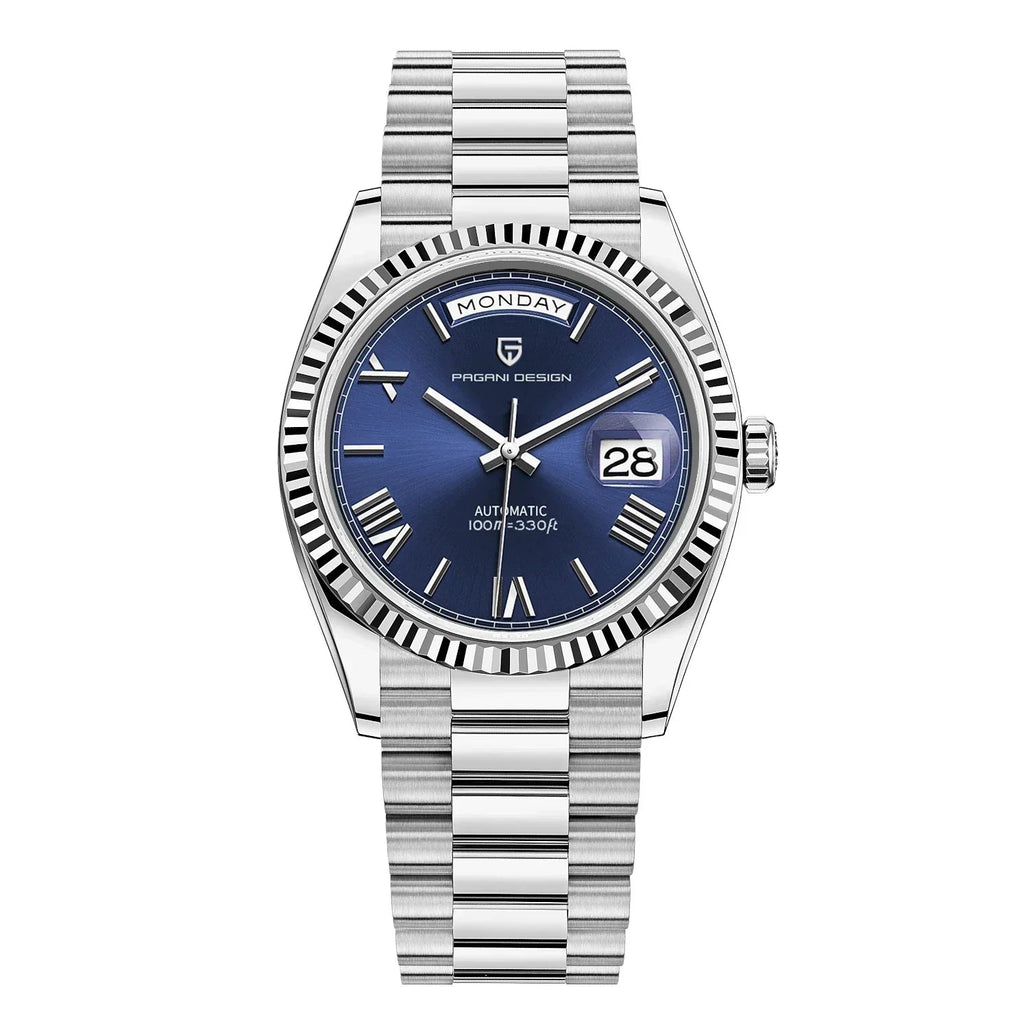 Luxury men's automatic watch - stainless steel, self -evacuating, calendar function - style for every occasion