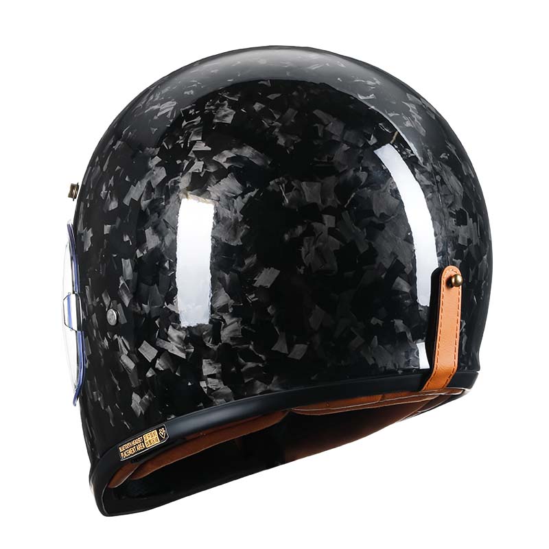 Motocyklová přilba s celotvářovým karbonovým vláknem | F385GB