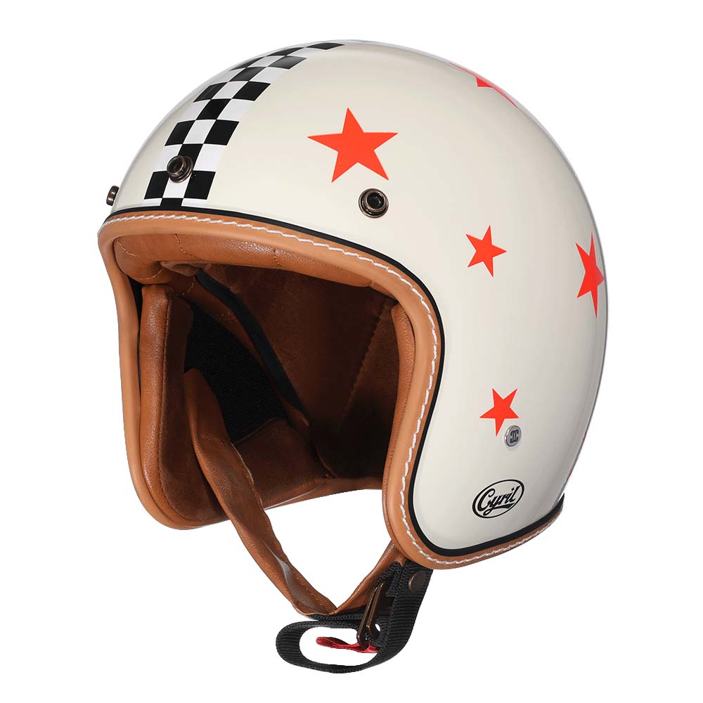 Nízkoprofilová vintage motocyklová helma BK39