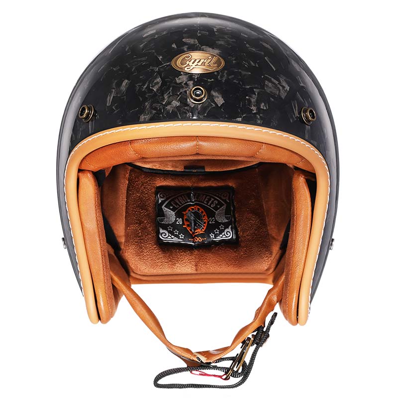 Nízkoprofilová vintage motocyklová helma BK39