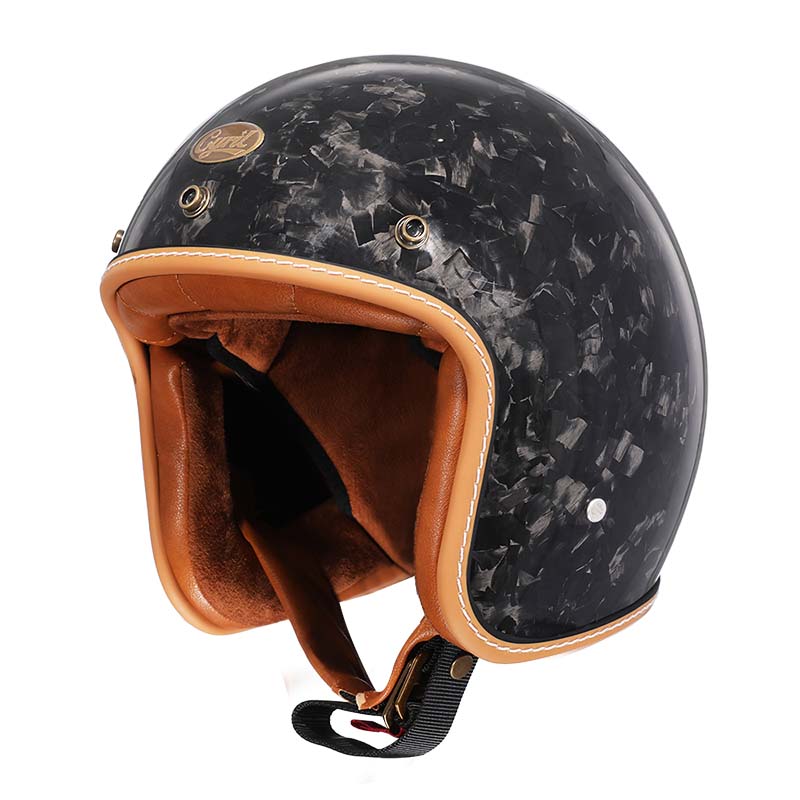 Nízkoprofilová vintage motocyklová helma BK39