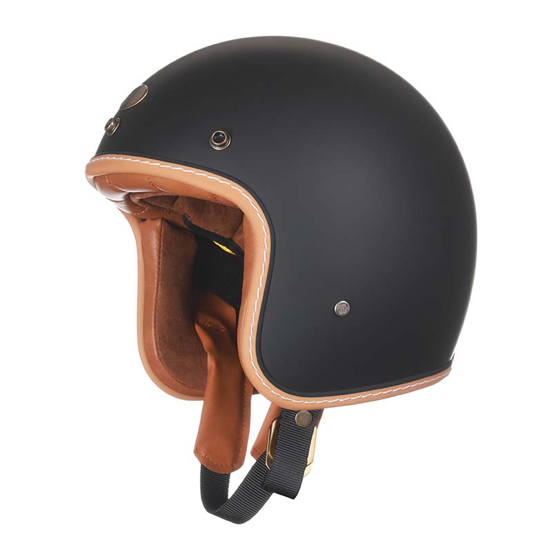 Nízkoprofilová vintage motocyklová helma BK39