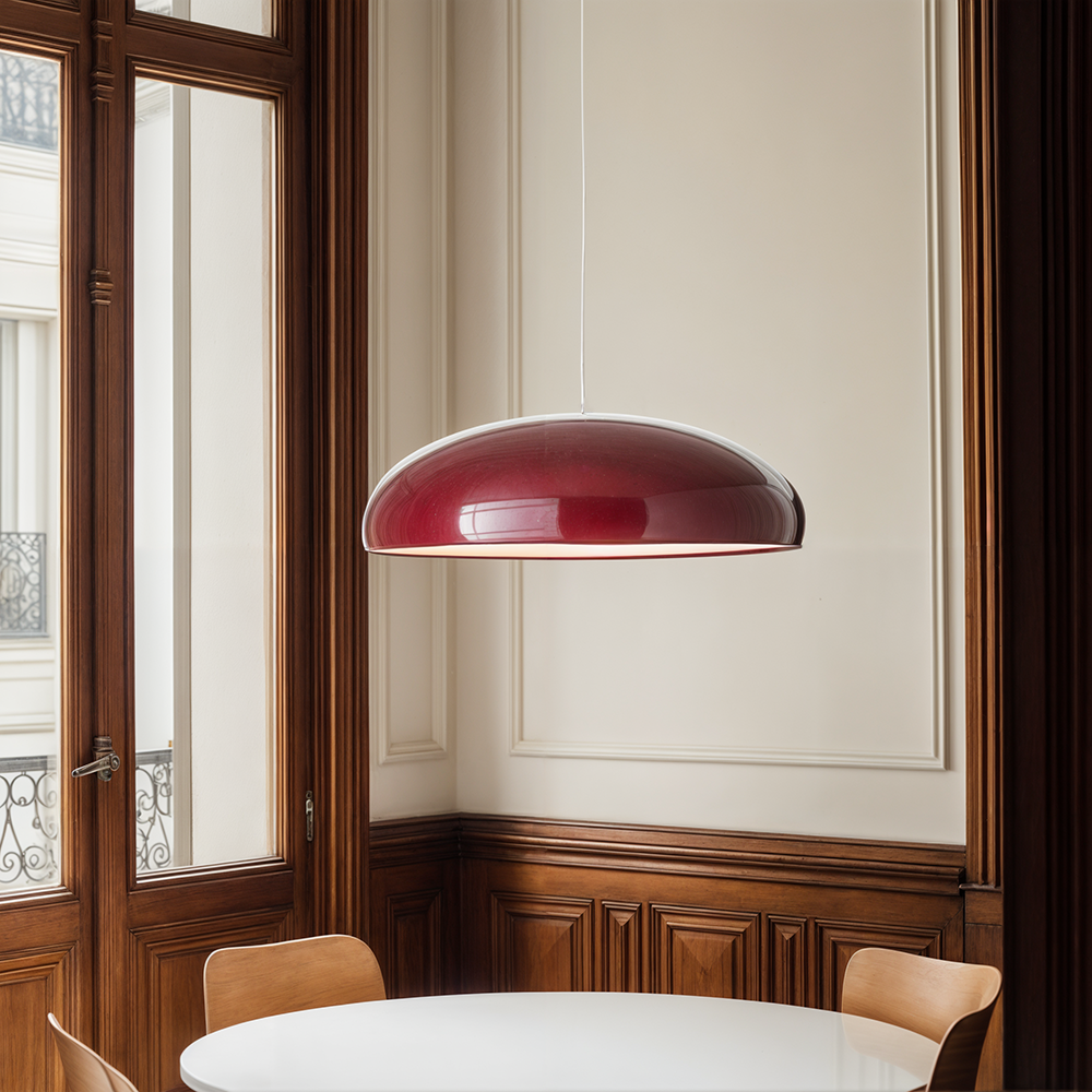 Liora Orb Pendant Chandelier with White Interior and Colorful Exterior Finish