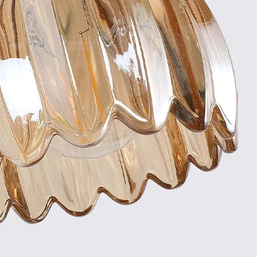 Luminique Vintage Glass Pendant Lights With Soft Ambient Glow