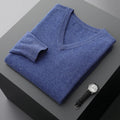 Marlow - 100% Wool - V-Neck Sweater – Classic Business Casual Knit for Autumn/Winter 0