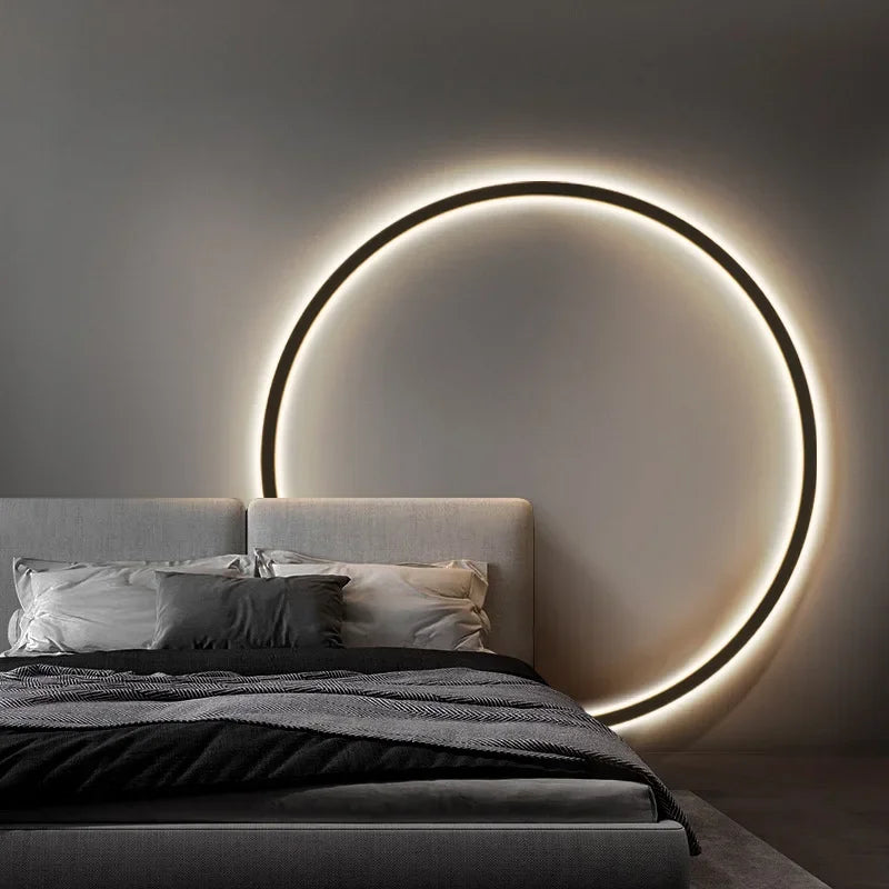 LumiRing - Minimalist circular wall light lamp