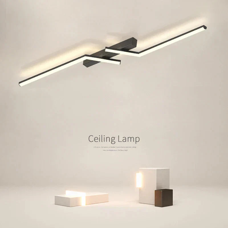 SleekGlow - Ceiling light with LED line lamp