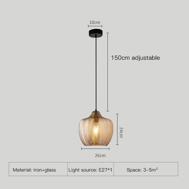 Aurea Glass Pendant Lights For Modern Minimalist Interiors