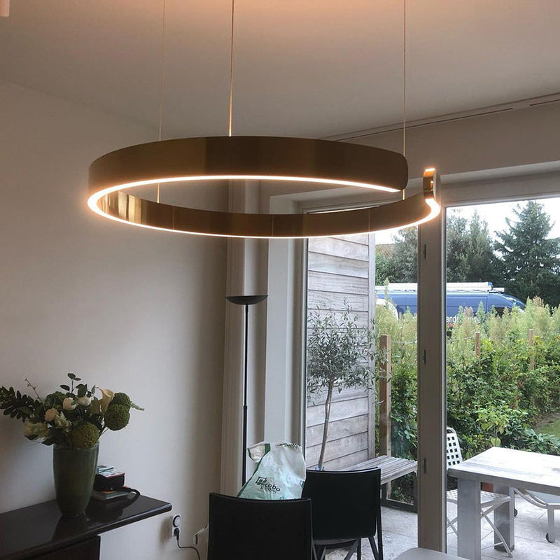 Modern Circular LED Pendant Lamp | Sleek Statement for Every Space