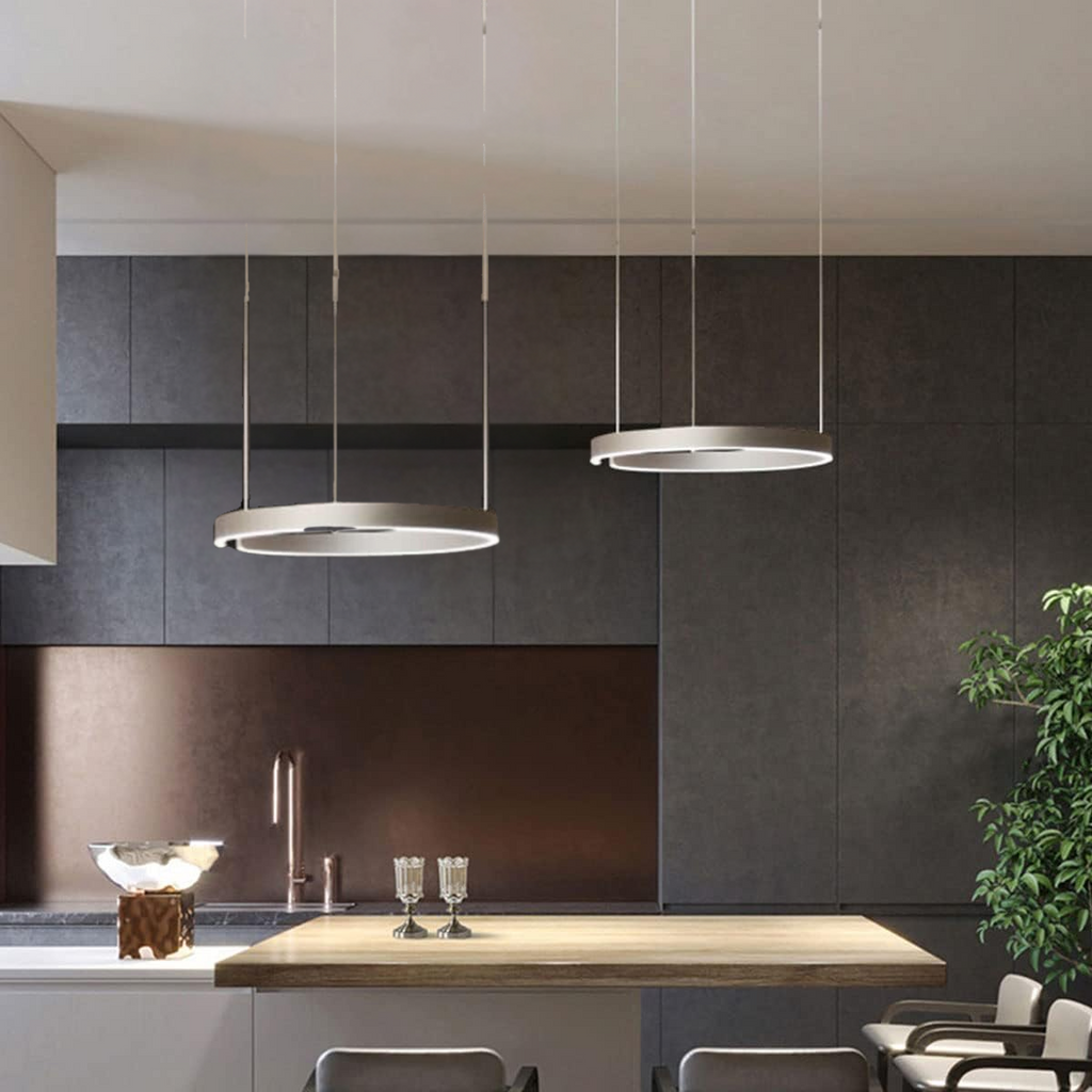 Modern Circular LED Pendant Lamp | Sleek Statement for Every Space