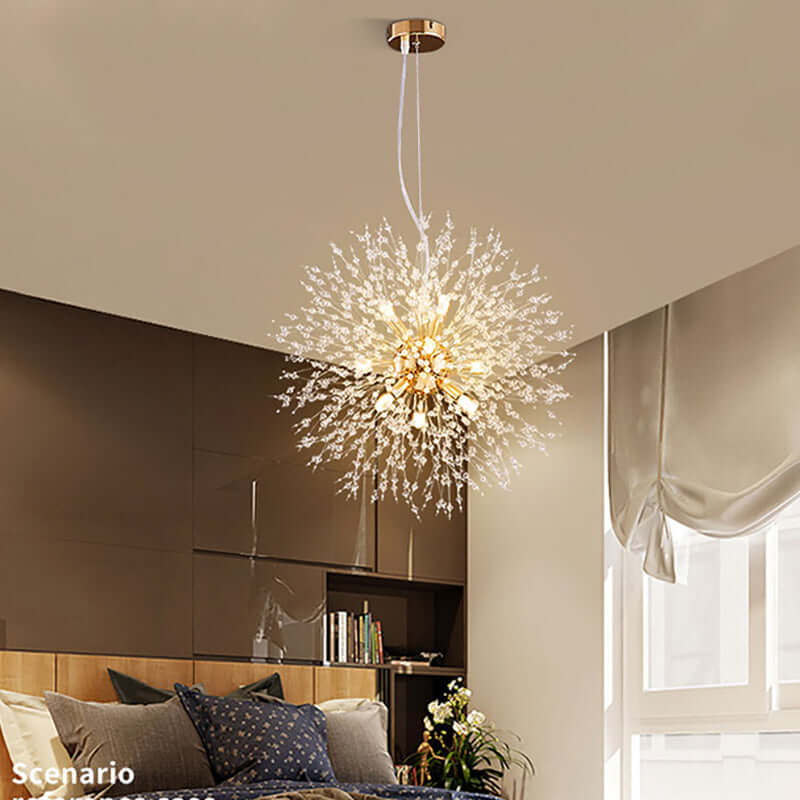 Modern LED crystal pendant light 3