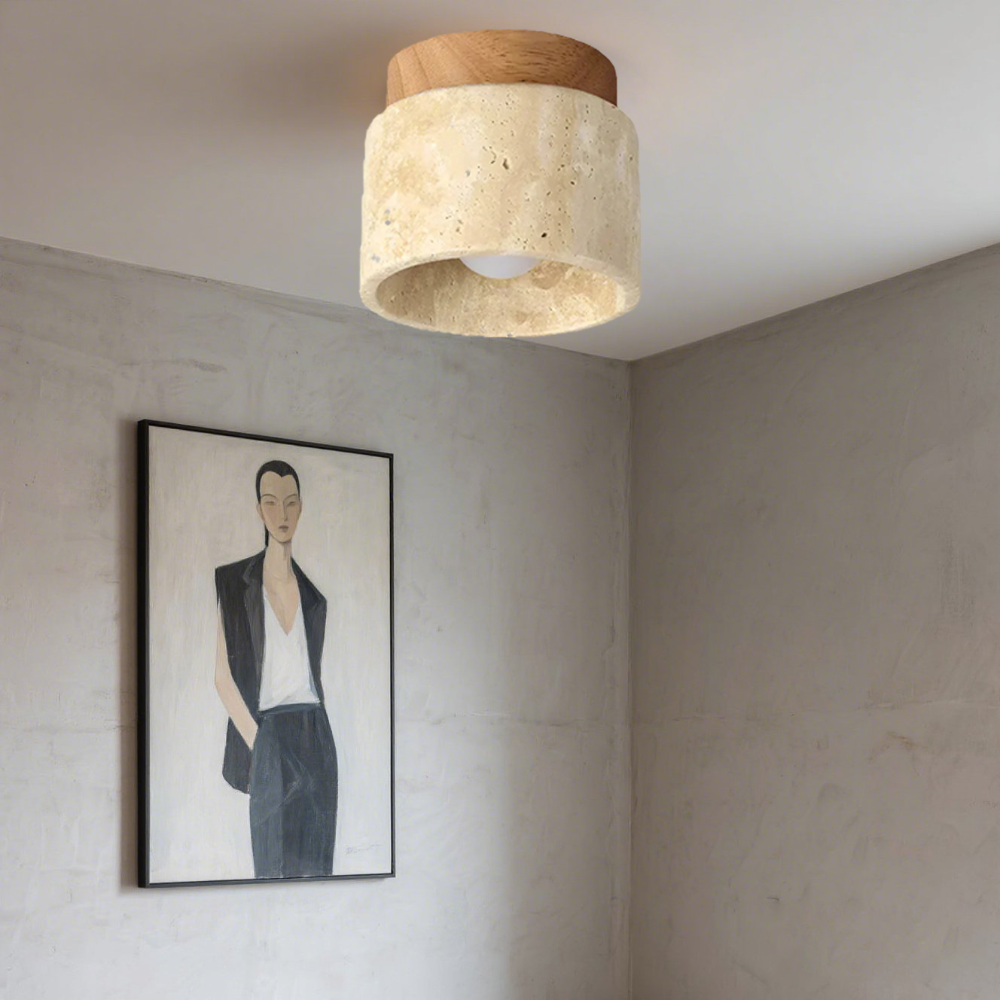 Modern ceiling light in cream style - Creative design for living room and bedroom