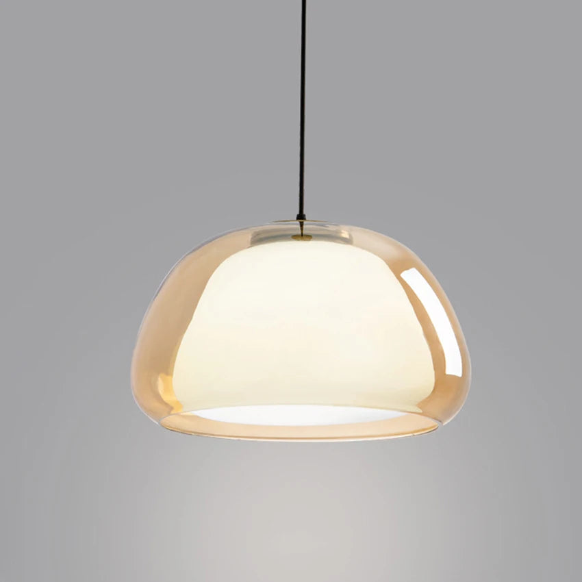 Modern glass pendant lamp