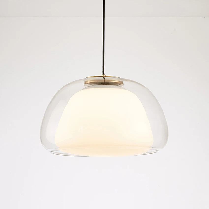 Modern glass pendant lamp