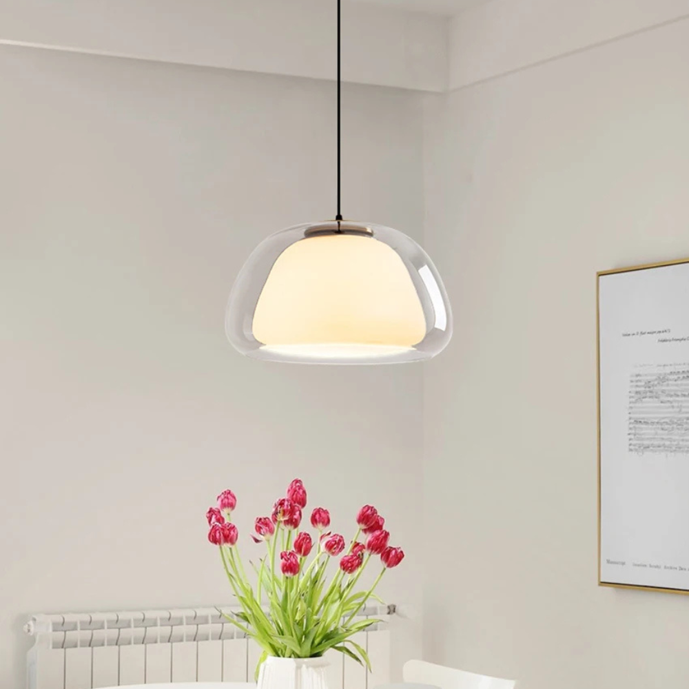 Modern glass pendant lamp