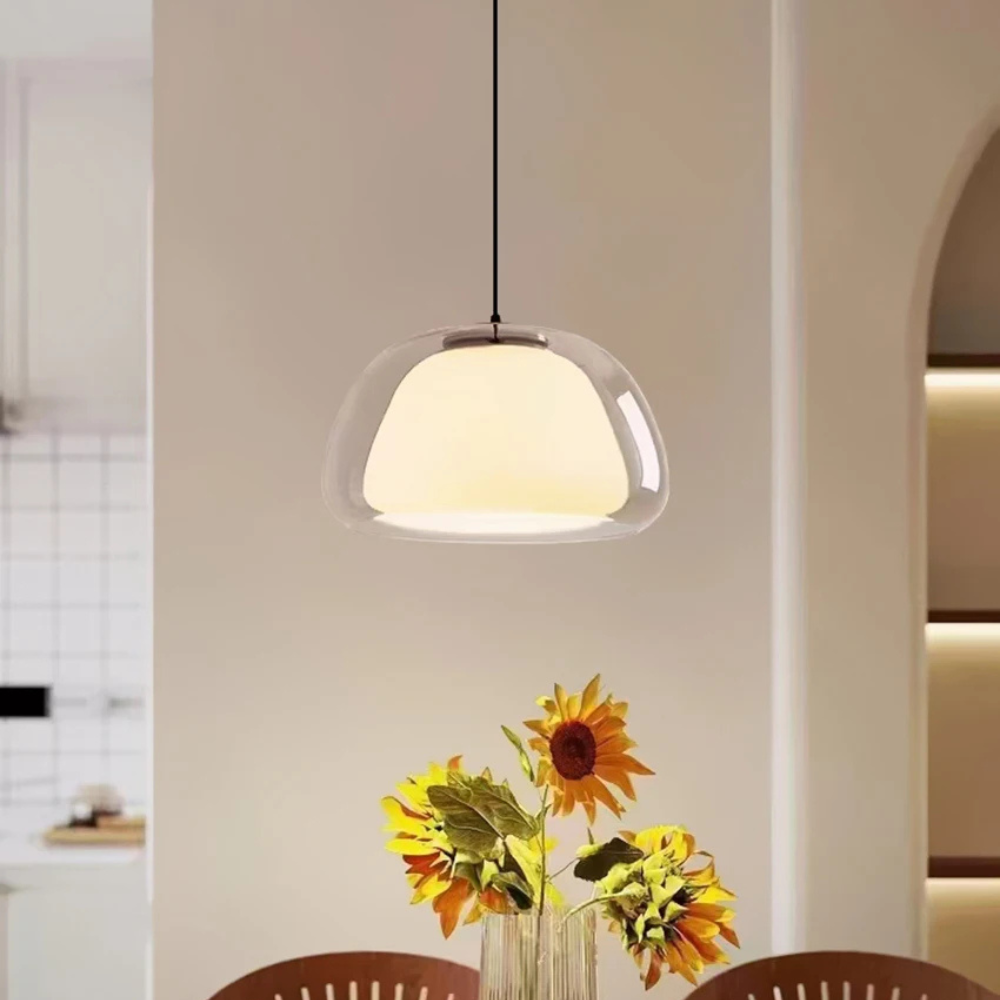 Modern glass pendant lamp