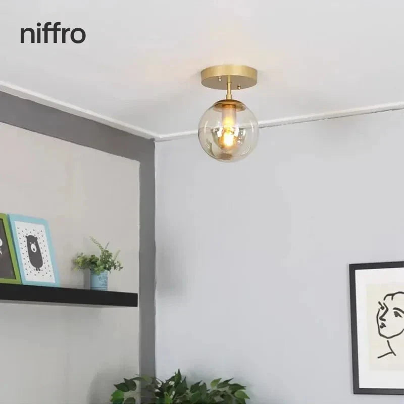 Aurelle Ceiling Mount For Glass Globe Pendant Lamp