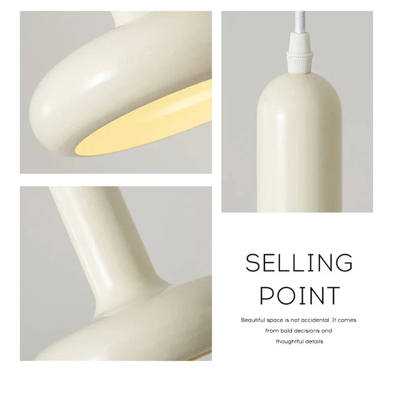 Aurela Modern LED Slim Wave Pendant Light For Interiors