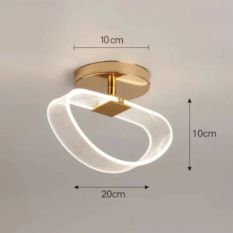 Kirrea Slim LED Low Profile Modern Ceiling Light Fixture