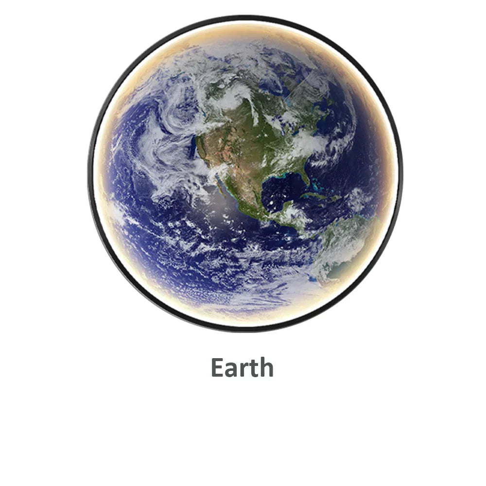 LunaLux - LED moon wall light lamp