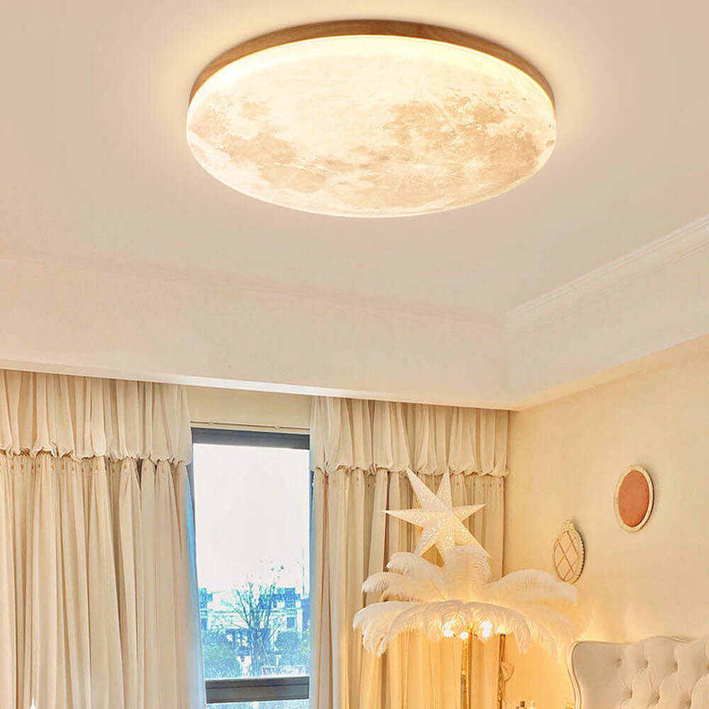 Moon-shaped LED ceiling light 2