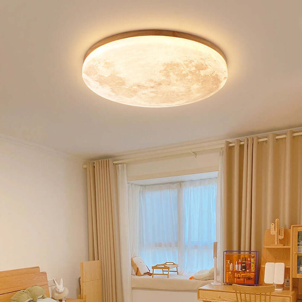 Moon-shaped LED ceiling light 4