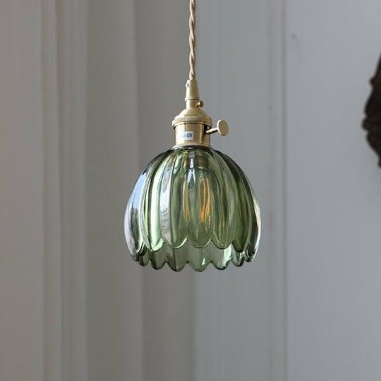 Luminique Vintage Glass Pendant Lights With Soft Ambient Glow