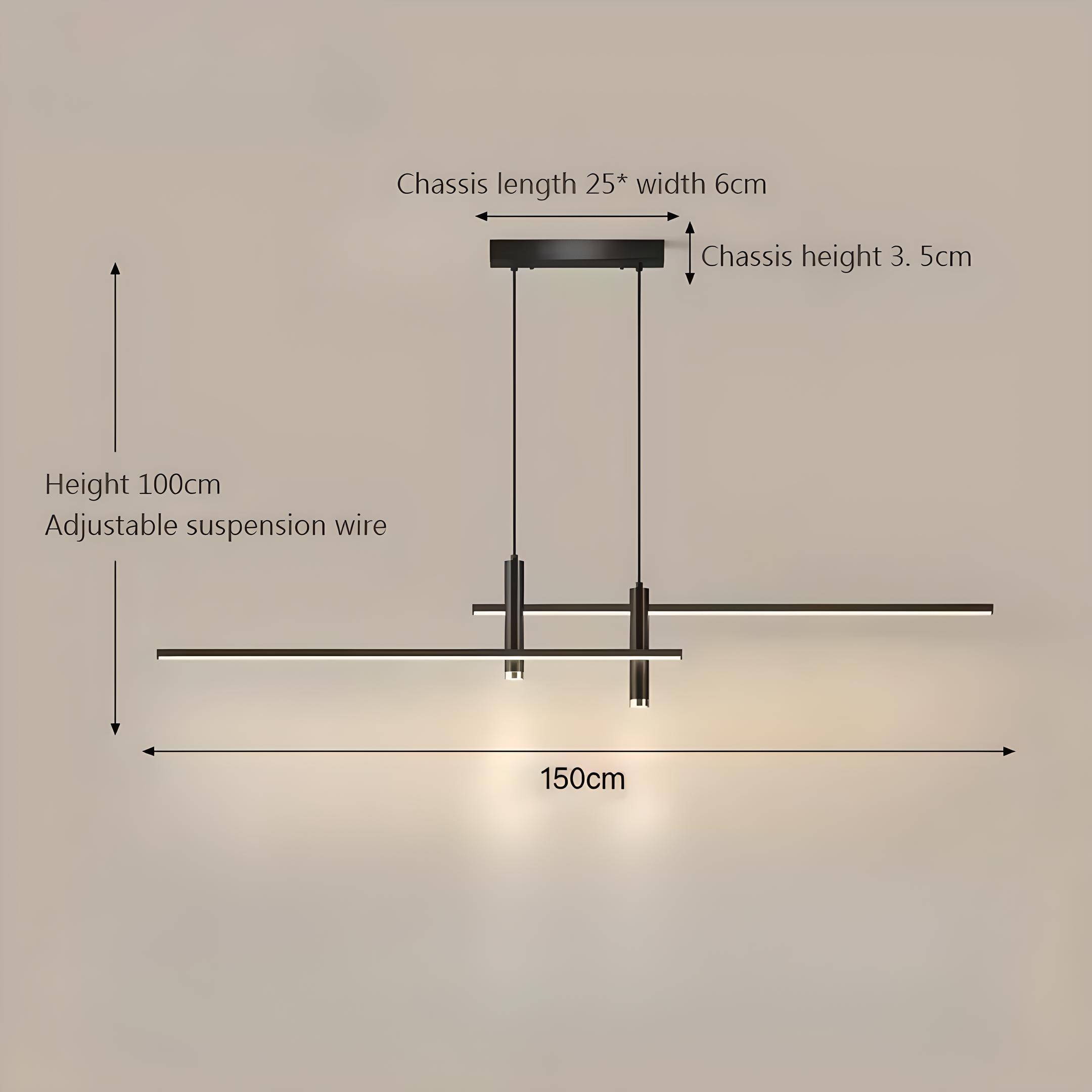 Lustreline | Modern LED Pendant Light for Dining Table & Living Room