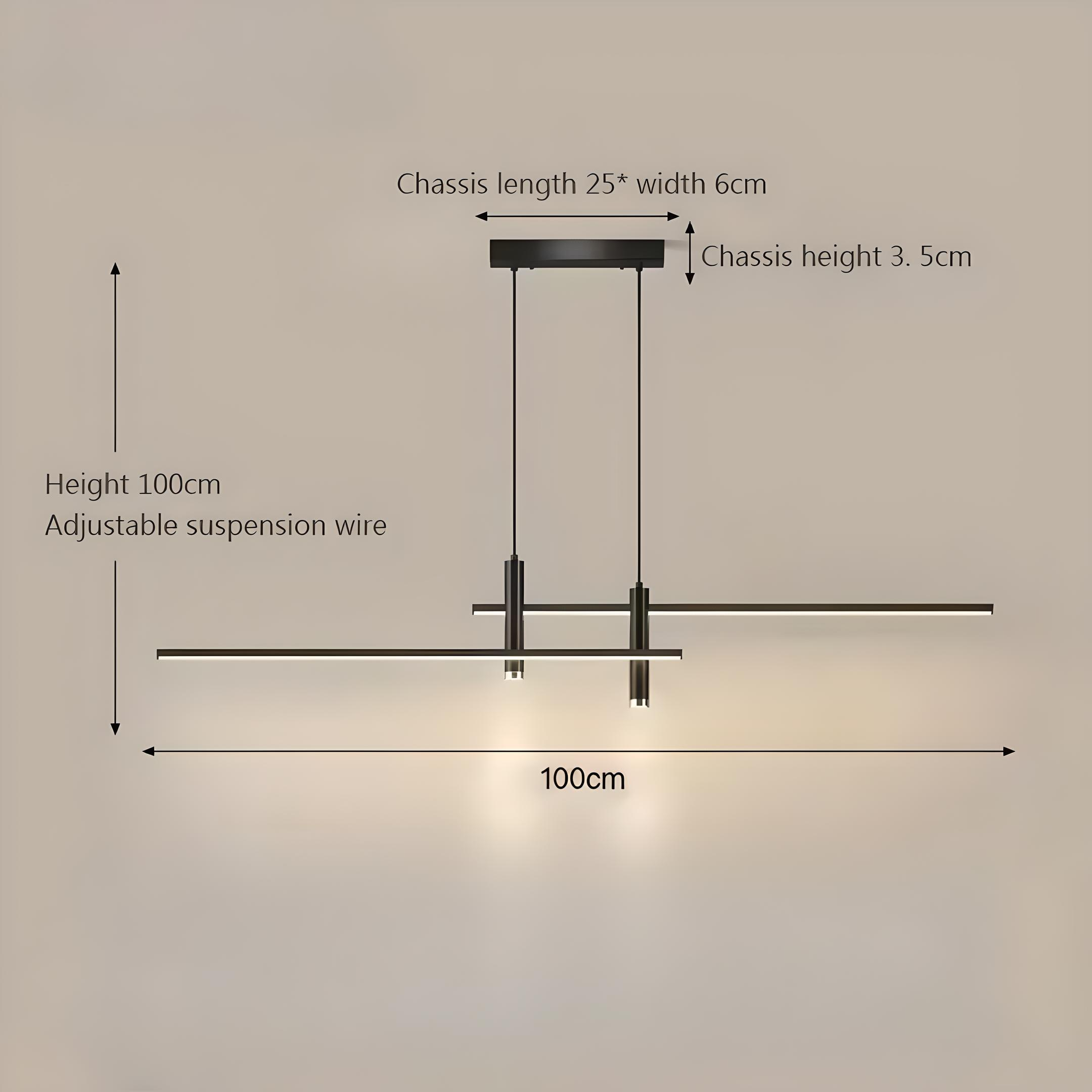 Lustreline | Modern LED Pendant Light for Dining Table & Living Room