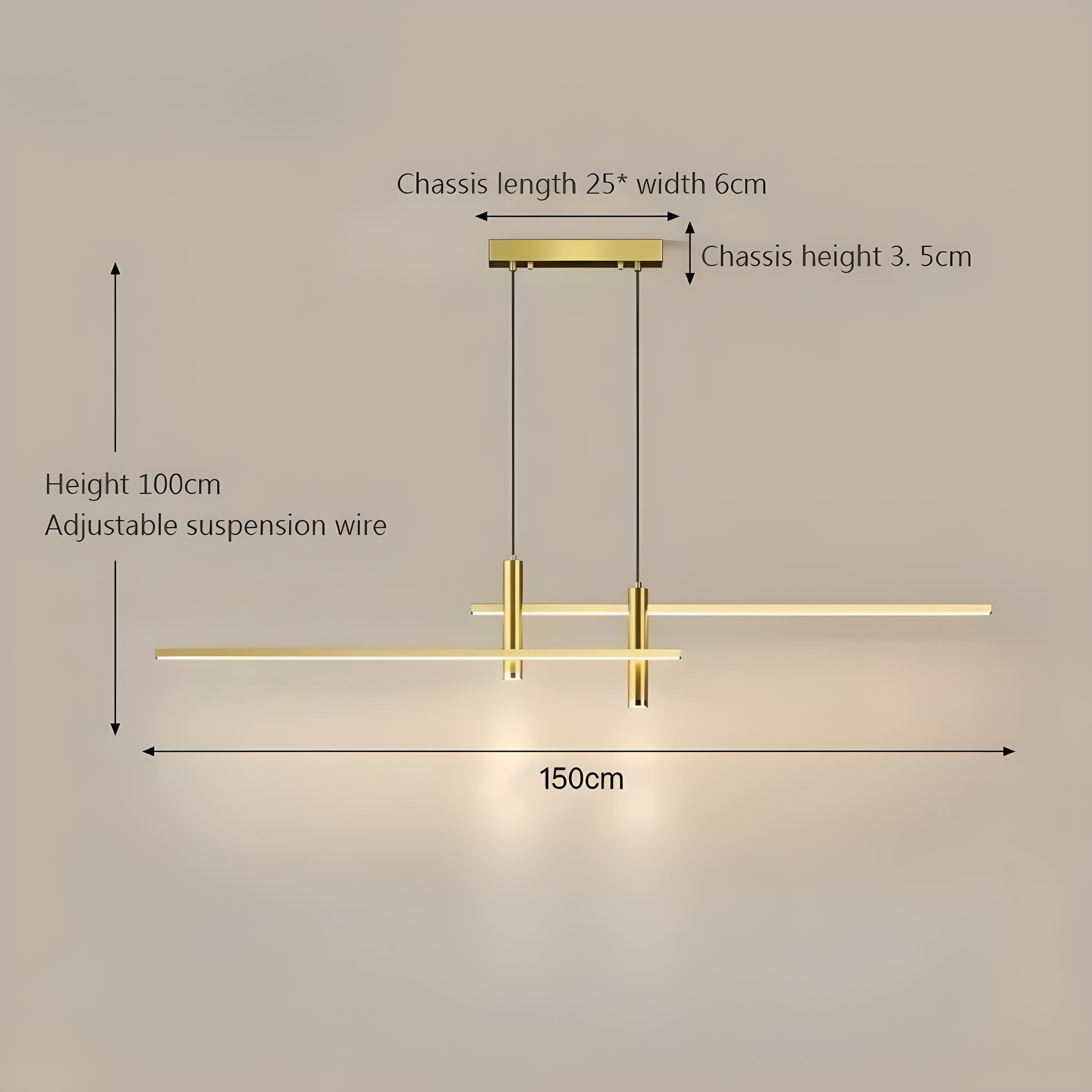 Lustreline | Modern LED Pendant Light for Dining Table & Living Room