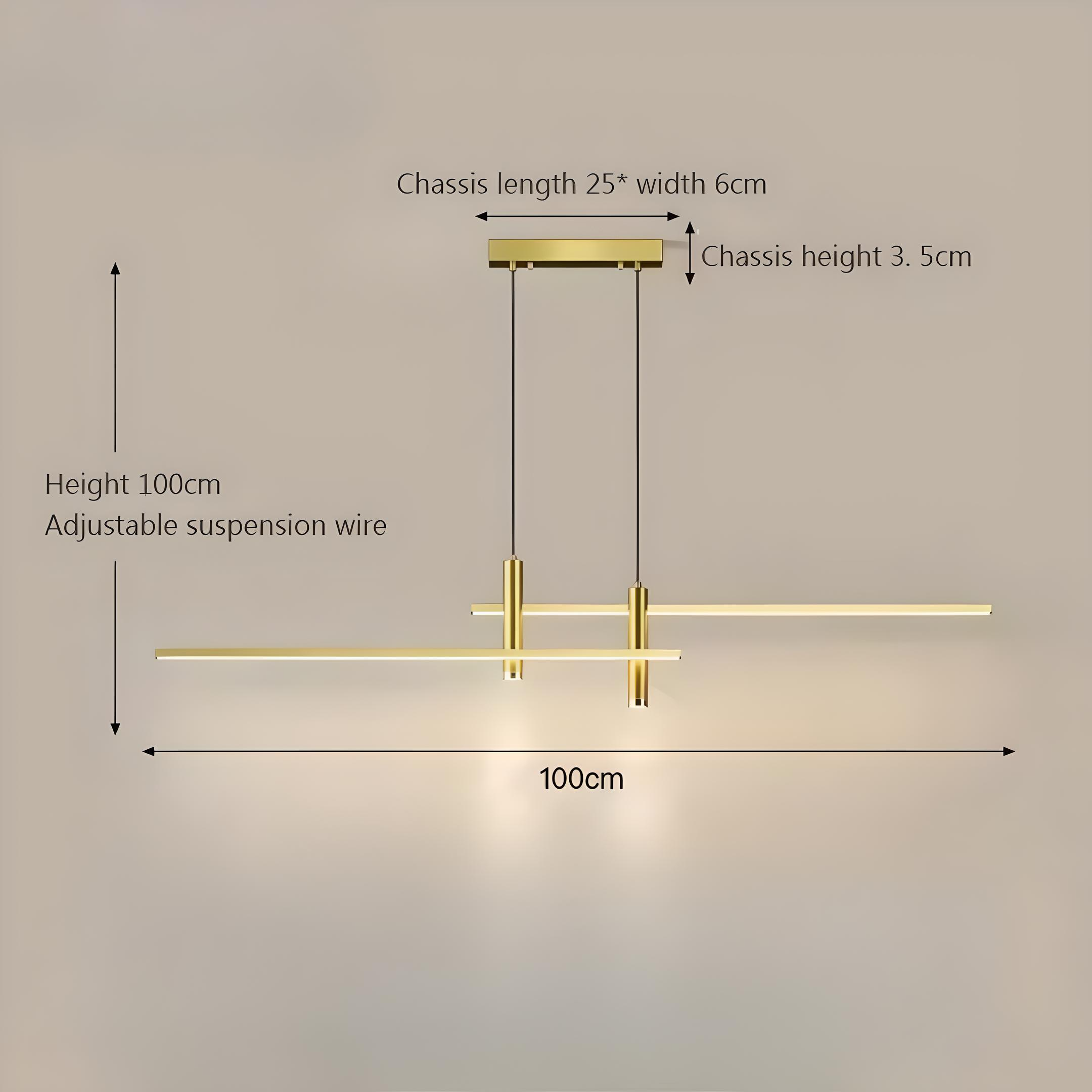 Lustreline | Modern LED Pendant Light for Dining Table & Living Room