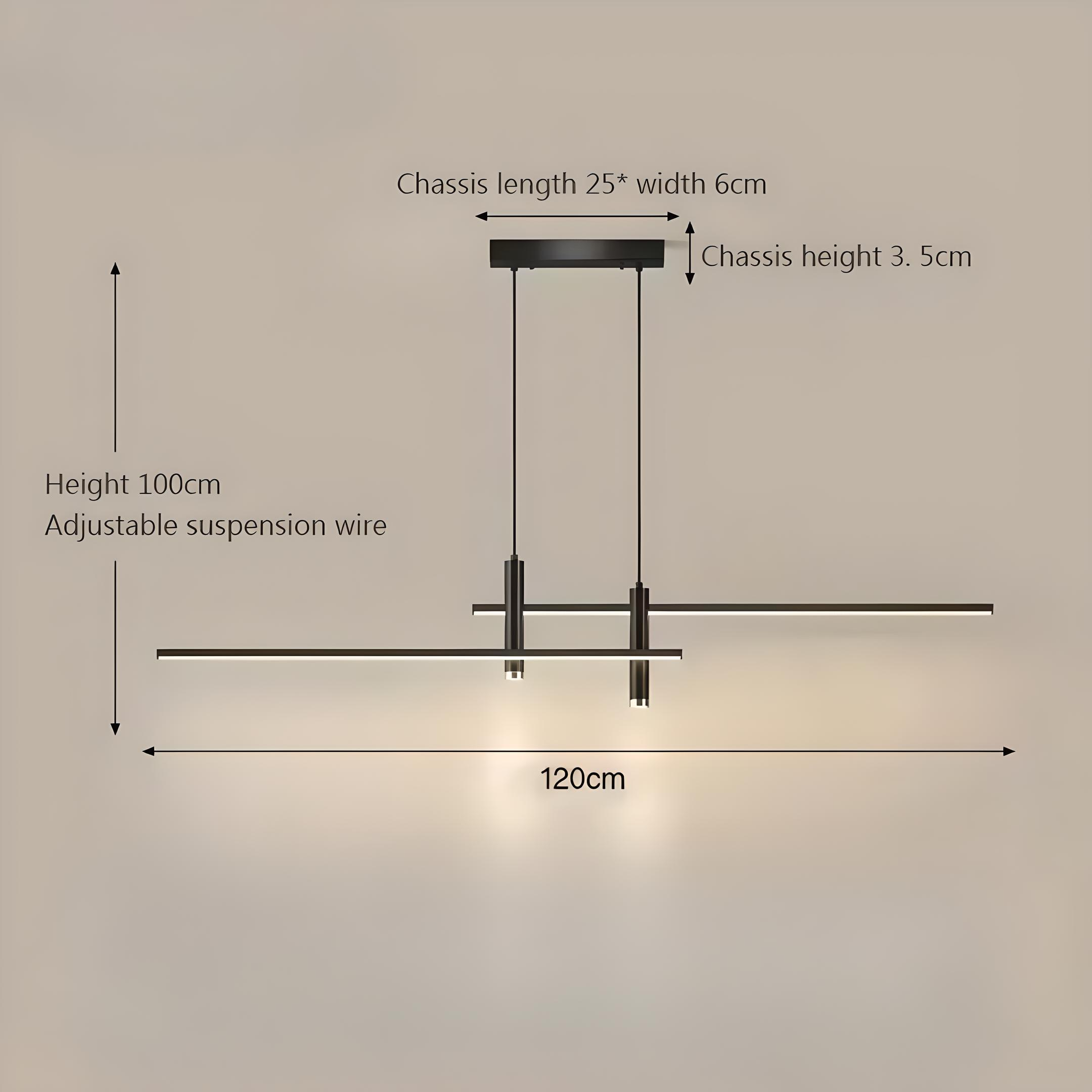 Lustreline | Modern LED Pendant Light for Dining Table & Living Room