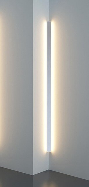 Minimalist linear wall lamp LED atmospheric lighting