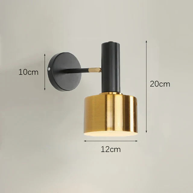 Novae Wall Lamps Modern LED Fixtures In Gold And Black