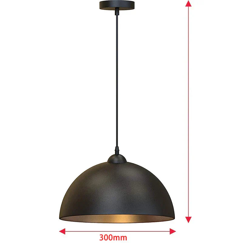 Cirelle Dome Shade Pendant Light For Living Room And Dining